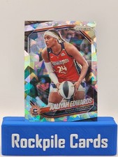 2025 Panini Prizm WNBA - Aaliyah Edwards #94 Ice Prizm