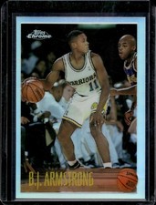 1996-97 Topps B.J. Armstrong Refractor Golden State Warriors 43