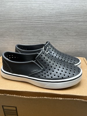 Native Miles Perforated Summer Slip On Shoes  Navy Youth 2