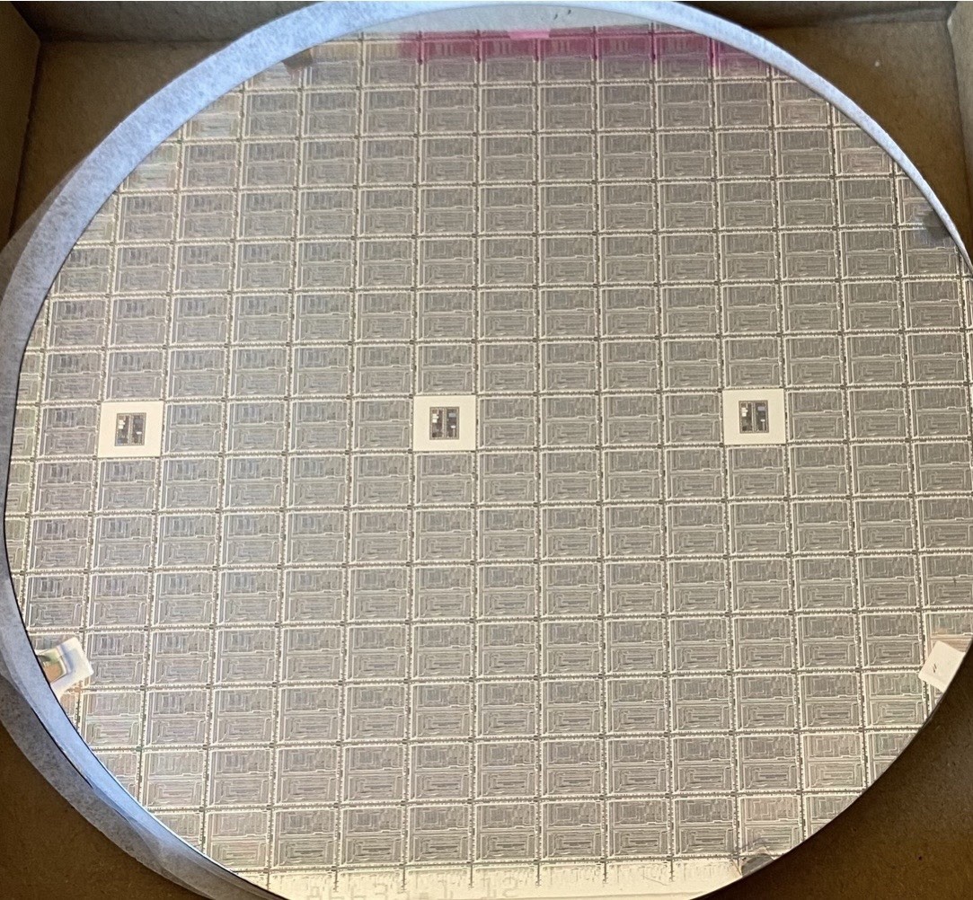Pac Man Chip Art On A Vintage 1980’s 4” Circuit Wafer
