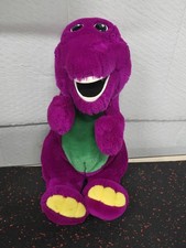 Vintage BARNEY Plush 1992 Dakin The Lyons Group 11" tall CLEAN