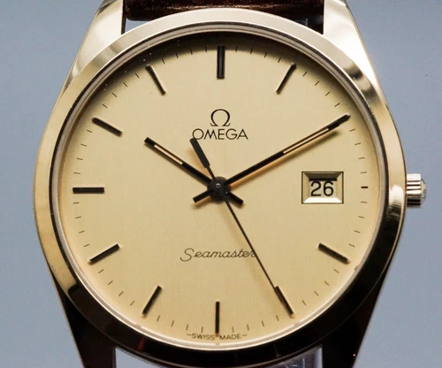 [Near MINT] OMEGA Seamaster 196.0313 Cal.1430 33mm Quartz Men's Watch From JAPAN