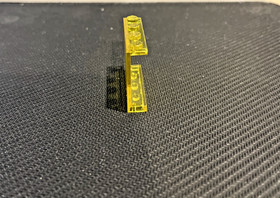 Lego 4215a Trans-Yellow Panel 1 x 4 x 3 Solid Studs from 6987 Message Intercept