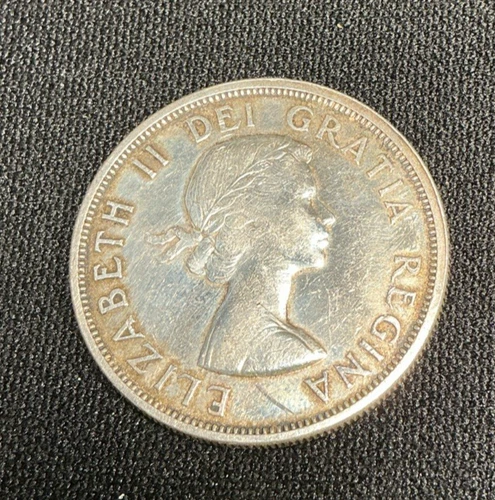 Canada Silver One Dollar 1963 ELIZABETH II Gratia Regina 80% Silver