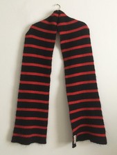 FAITH CONNEXION Wollschal lang kuschelig rot schwarz TOP Qualität