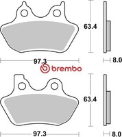 Brembo 07HD16CC Bremsbelagsatz FüR Scheibenbremse Bremsbelagsatz