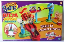 RARE MIGHTY BEANZ SLAM N' SMASH RACE TRACK + 2 BEANZ MOOSE TOYS NEW SEALED !