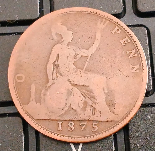 1875 Victoria Penny — photo from the most recent tracked eBay sale