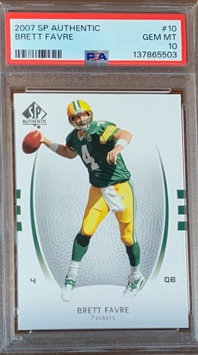 Brett Favre #10 2007 SP Authentic card