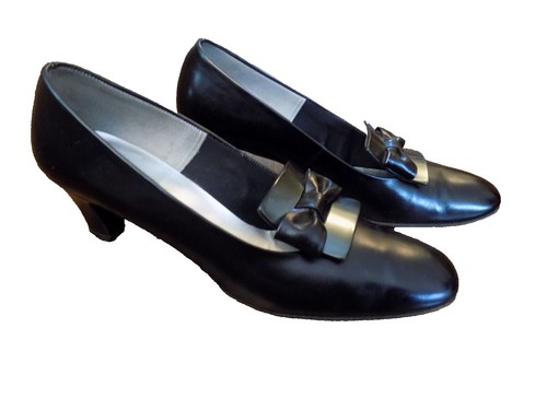 PRADA Pumps Size 35.5 / US 5.5 Black Enamel DNC648 | eBay