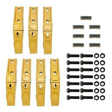 7 Bucket Teeth Assembly 6737322Y Fits Bobcat Bolt on Flush Mount Pin Skid Steer