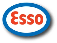 ESSO GASOLINE LOGO VINYL 3M USA MADE DECAL STICKER TRUCK WINDOW BUMPER WALL CAR