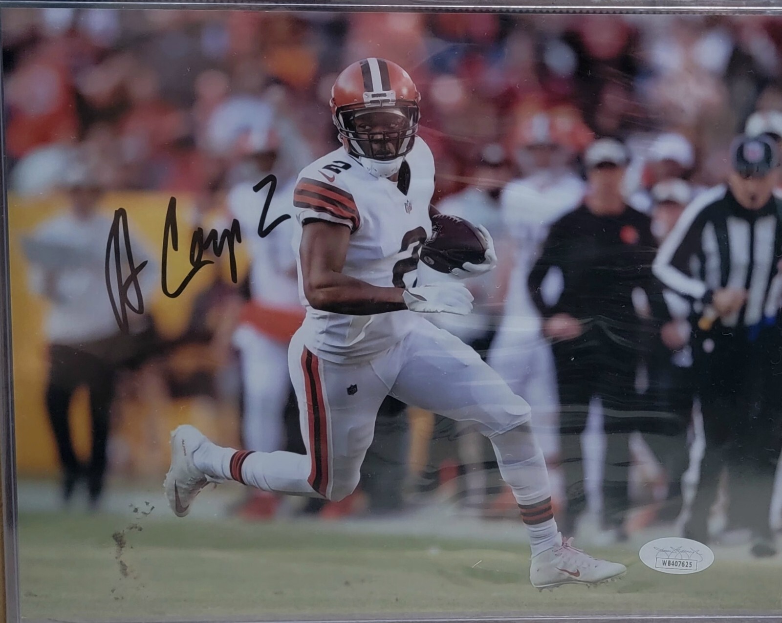 Amari Cooper Autographed Signed Cleveland Browns 8x10 Photo J.S.A. COA 