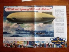 Good Year Blimps in Post War Service? ,original WWII Ad