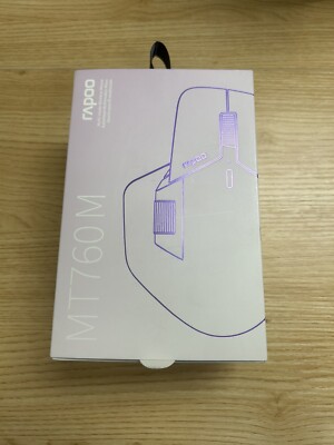 Rapoo MT760Mini Light Grey Bluetooth Wireless Mouse Multi-Device New in Box NIB