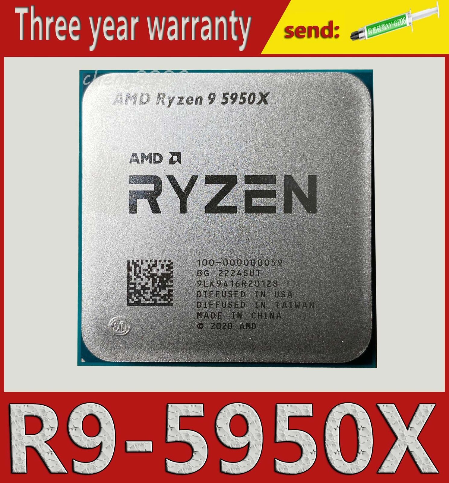 AMD Ryzen 9 5950X 3.40GHz 16-Cores 64MB 105W Socket AM4 R9 5950X-CPU  Processor