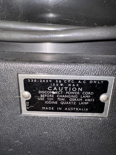 BOOTS DICHROIC 2000 Cine Film Projector In Original Box - Picture 17 of 24