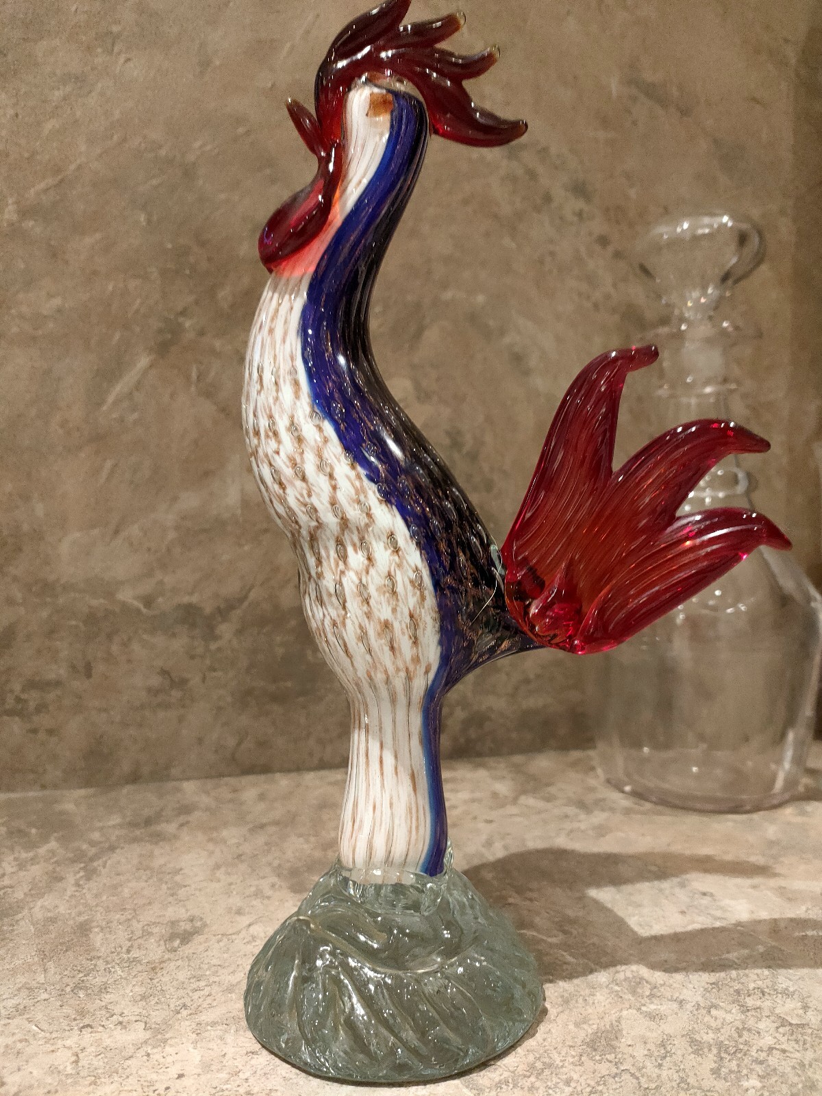 Vintage Murano Glass Cockerel eBay