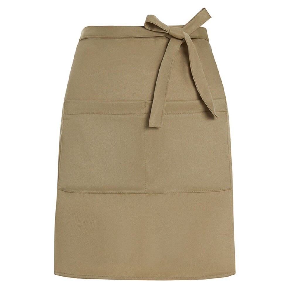 Solid Color Waiter's Halflength Apron Dacron Household Cleaning Apron