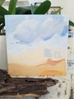 Original Oil Painting Modern Abstract Landscape Small Works Collect Fine Art — photo 4