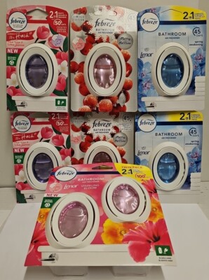 Febreze 2in1 bathroom air freshener berries-pink tulip-sparkling bloom ...