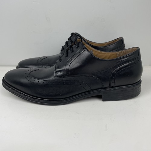 Nunnbush Wing Tip Oxford Mens Black Dress Shoe 12M