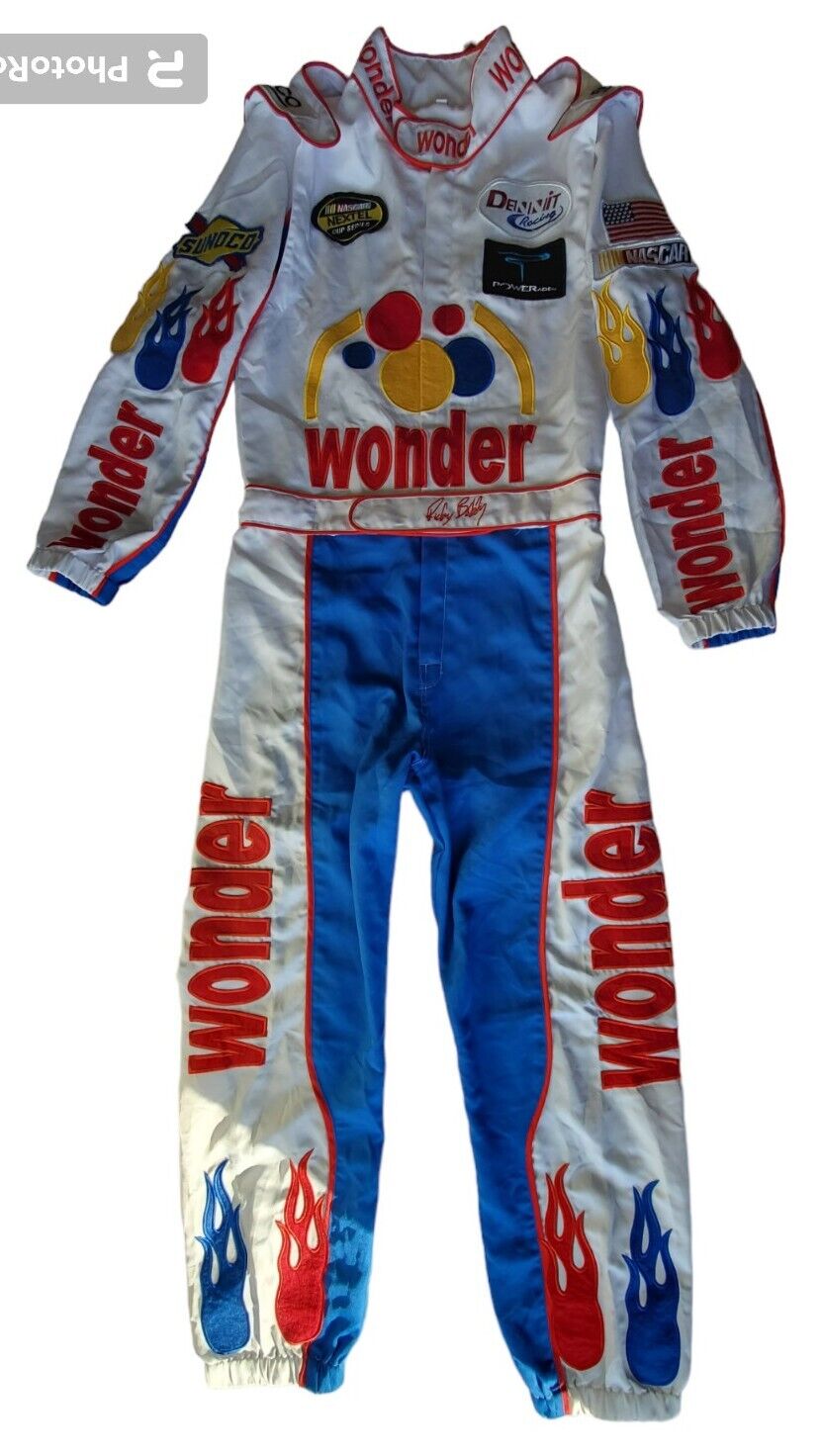 Ricky Bobby Nascar Talladega Nights Wonder Bread Racing Suit Adult M Costume