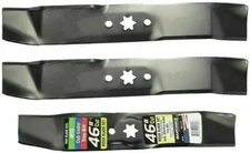 3 Mulching Blade Set for 46" Deck MTD Cub Cadet LT1045 LT1046 I1046 Riding Mower