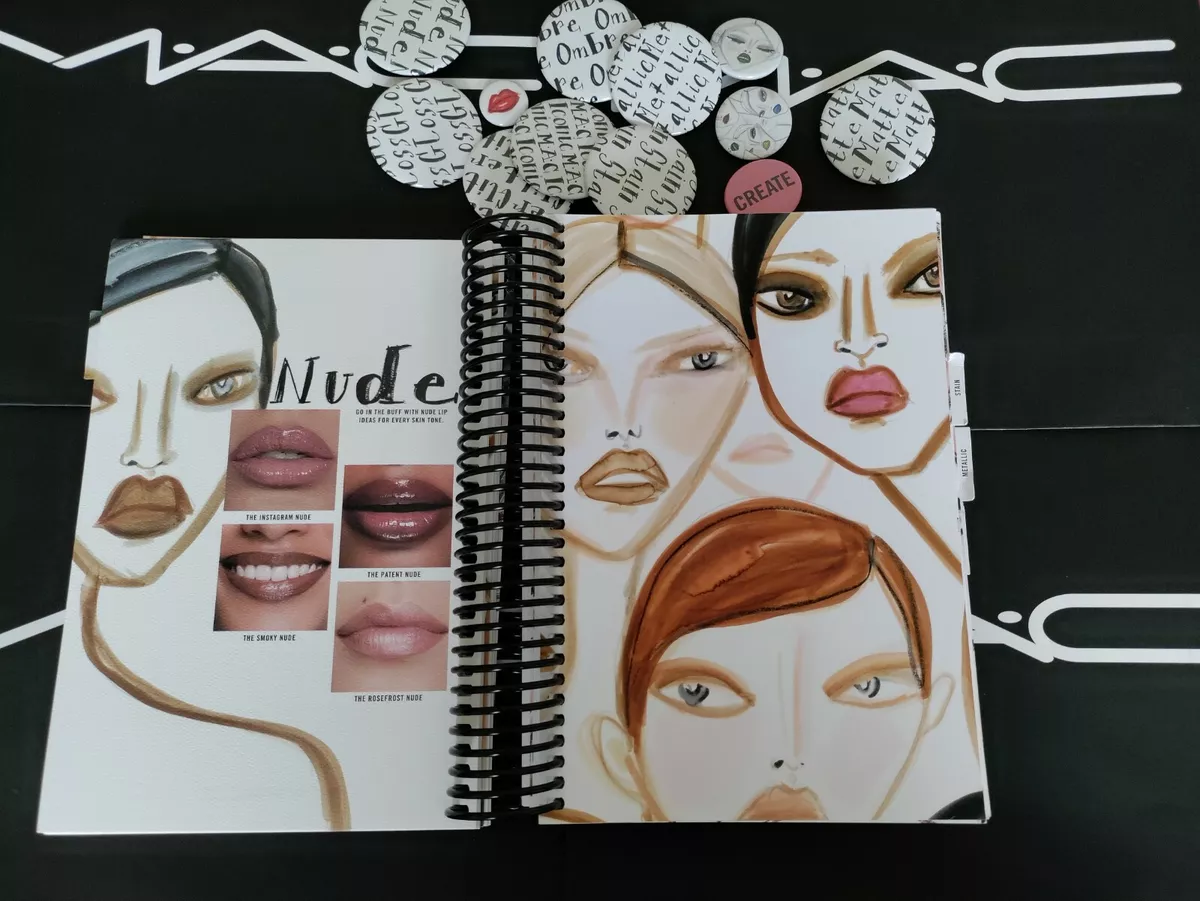 Mac Cosmetic Makeup Book Journal