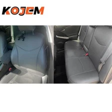 Gray Seat Covers Full Set For Toyota Prius 2010-2015 Front & Rear Upholstery Kit