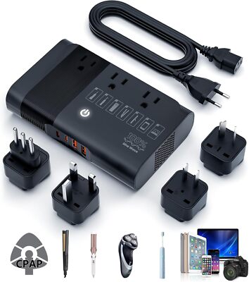[Game Changer] DOACE 500W Max 220V to 110V US to Europe Voltage Converter