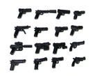 MEGA Pistol Pack Army Weapons Pack compatible with toy brick minifigures