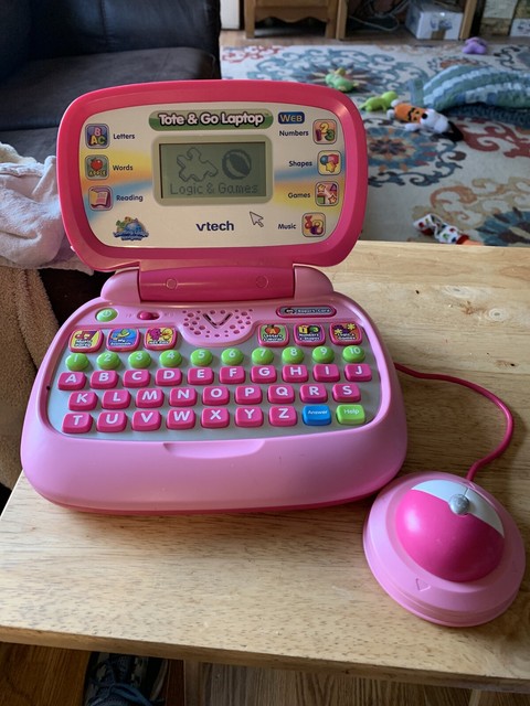 vtech laptop pink