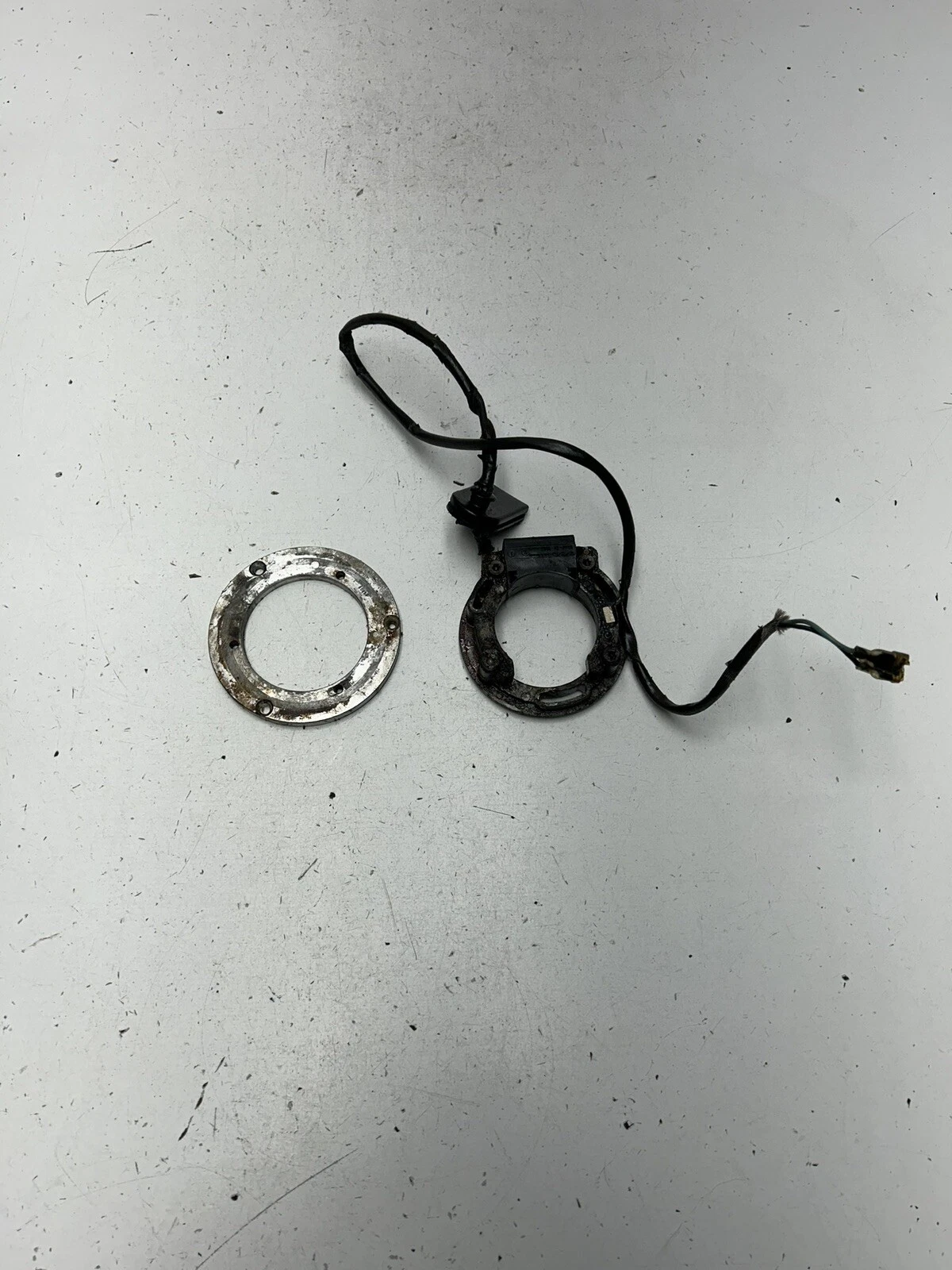 91 1991 KTM 300 SX MXC DXC OEM Stator Ignition Plate Mount UNTESTED!