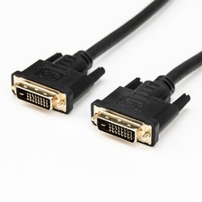 10ft DVI-D Dual Link DIGITAL 28 AWG Male to Male HDTV Gold Plated Cable