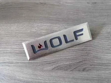 Wolf Range Stove  Oven | OEM | 815575 | Adhesive Emblem Placard Logo BRAND NEW!