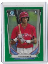 2014 Bowman Chrome Prospects Green Refractor /75 Jose Pujols #BCP87
