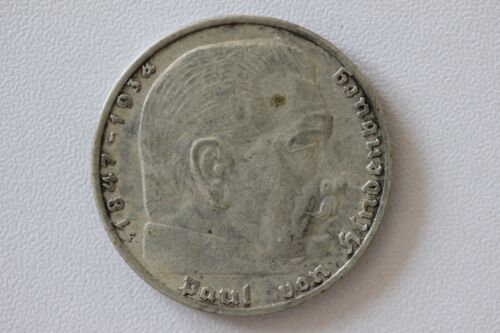 Deutsches Reich 2 Reichsmark 1937 F Silber - Imagen 1 de 3