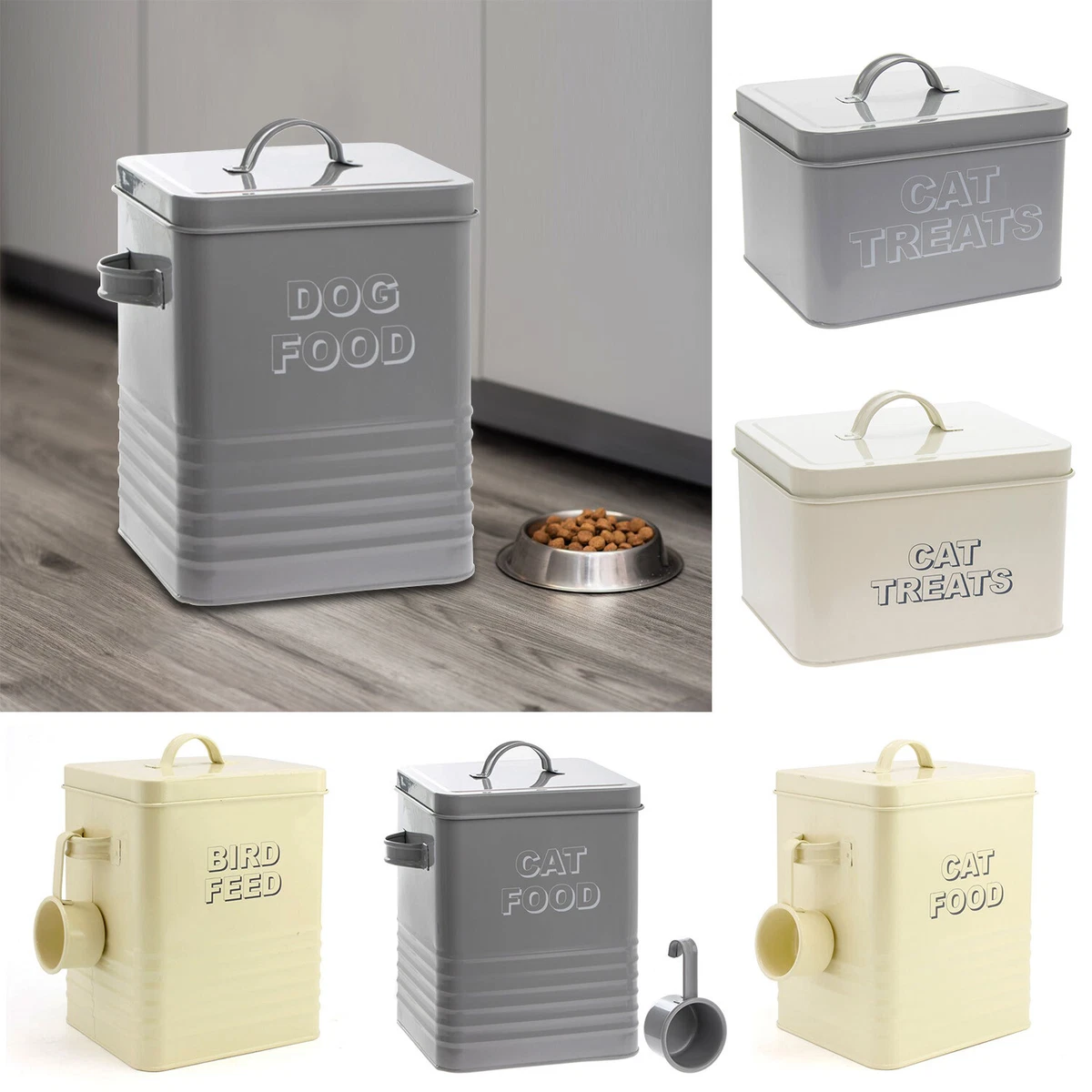 Metal dog treat container 2025