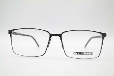 Black Label 1014801 Metallic Oval Brille Brillengestell eyeglasses Neu