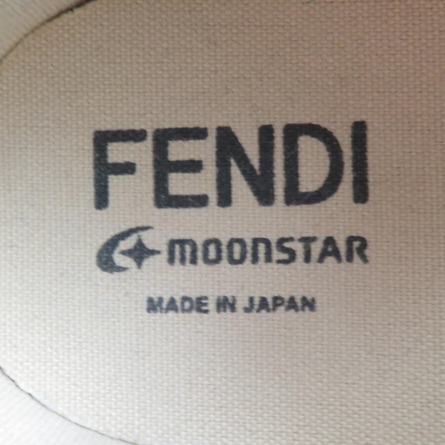 Auth FENDI x MOONSTAR Zucca Sneakers Brown Canvas/Rubber Auth FENDI x MOONSTAR Zucca Sneakers Brown Canvas/Rubber