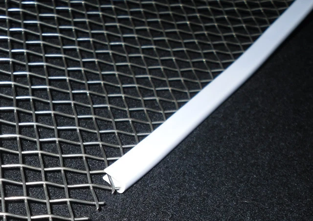 Flexible Edge trim woven wire mesh edging white brown or