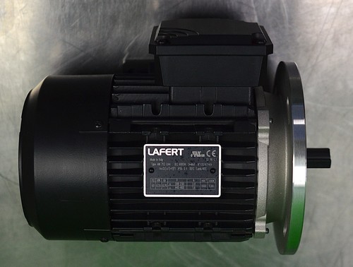 LAFERT AM71ZCA4 3-Phase Brake Motor, 1660 RPM 0.75 HP (0.55 kW) 60 Hz 2.8 Amp