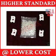 100 PCS 2 Way M5  Saddle Cable Tie Mount Base Natural