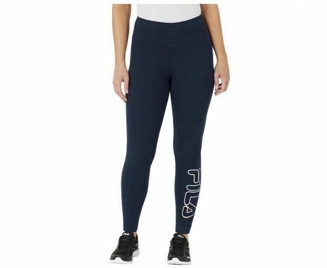 FILA 1navy Blue/1black Leggings Active 