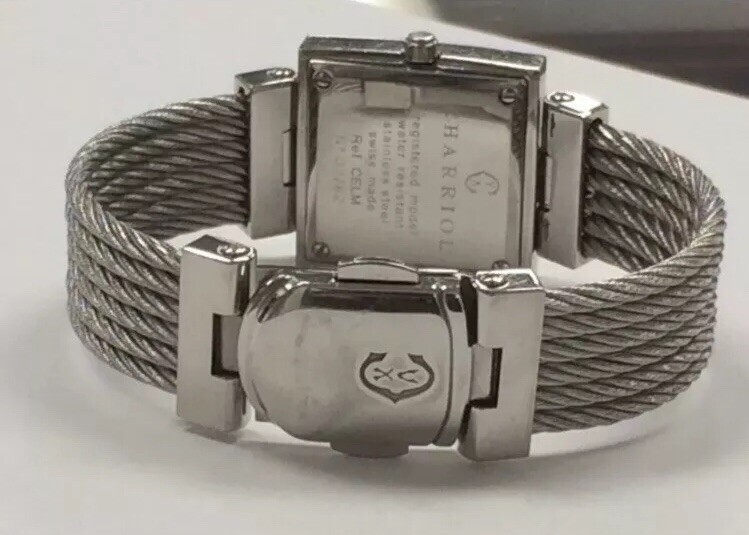 Authentic $2500 Charriol Geneve Stainless Steel Cable  display picture 1