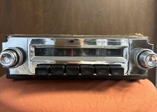 Retro Mopar 836 Tube 6 Volt Radio Original Old Chrome Car Retro Mopar 836 Tube 6 Volt Radio Original Old Chrome Car