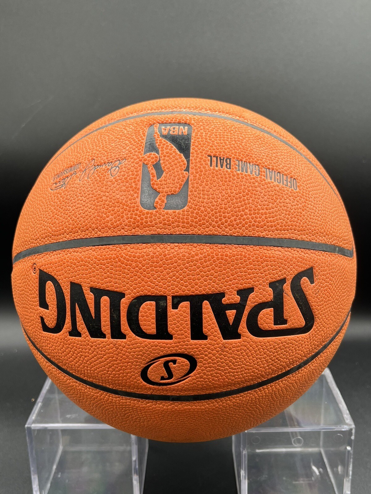 Spalding NBA Official Game Ball 2006 Cross Traxxion David Stern