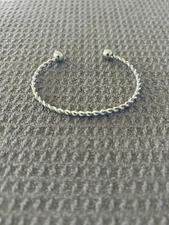 Women's Silver Rope Cuff Bracelet Stainless Steel Fashion Jewelry Gift