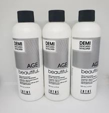 AGEbeautiful Gentle Demi Permanent 6 Volume Creme Developer 4 Fl oz Lot of (3)